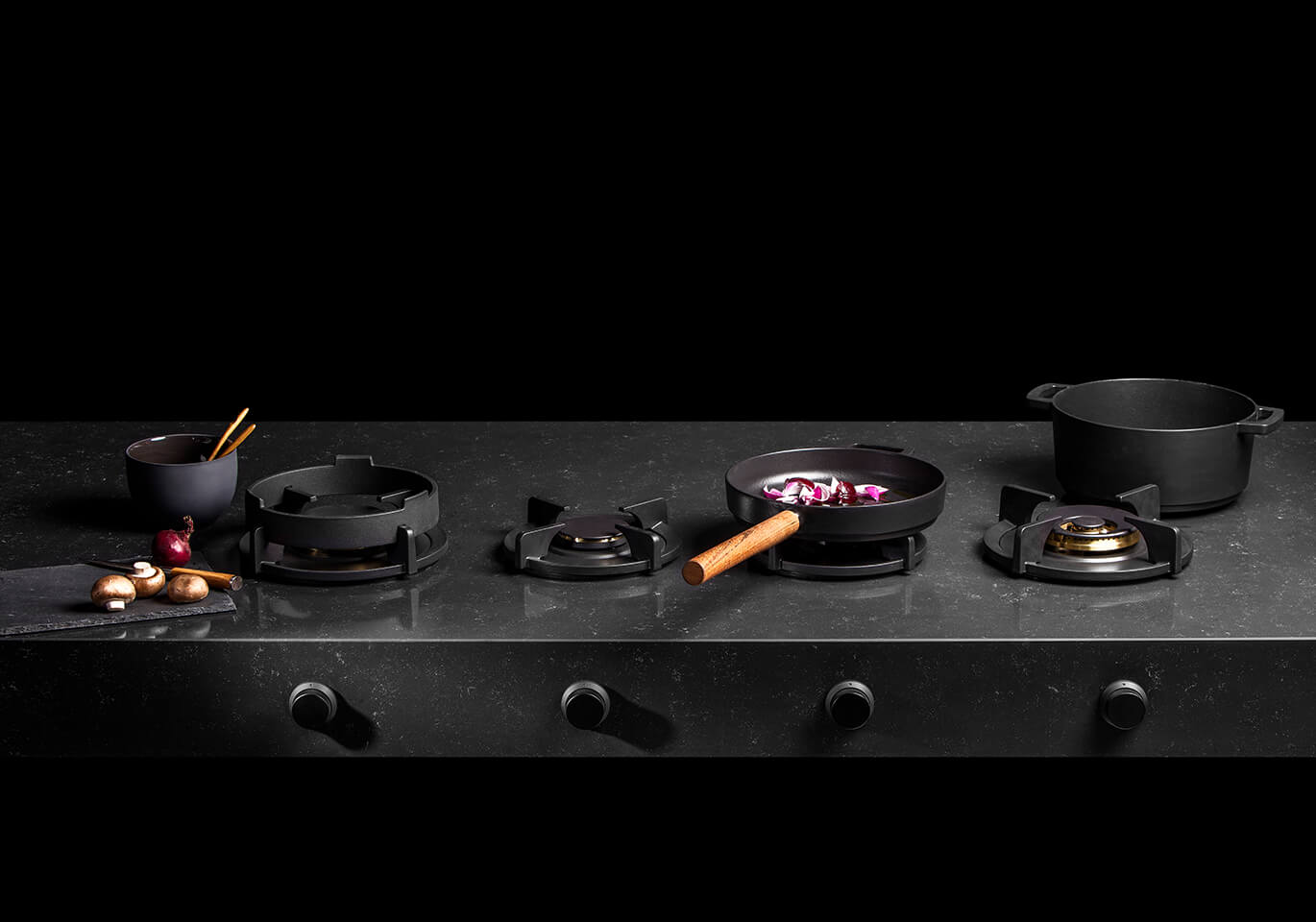 Pitt cooking zwarte keuken