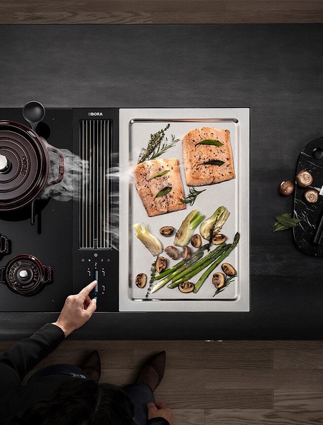 Bora kookplaat werkbladafzuiging 2