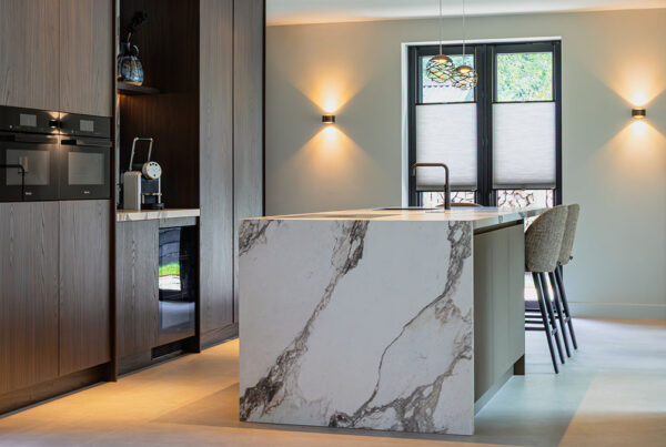 luxe hotelchique keuken marmerlook 1