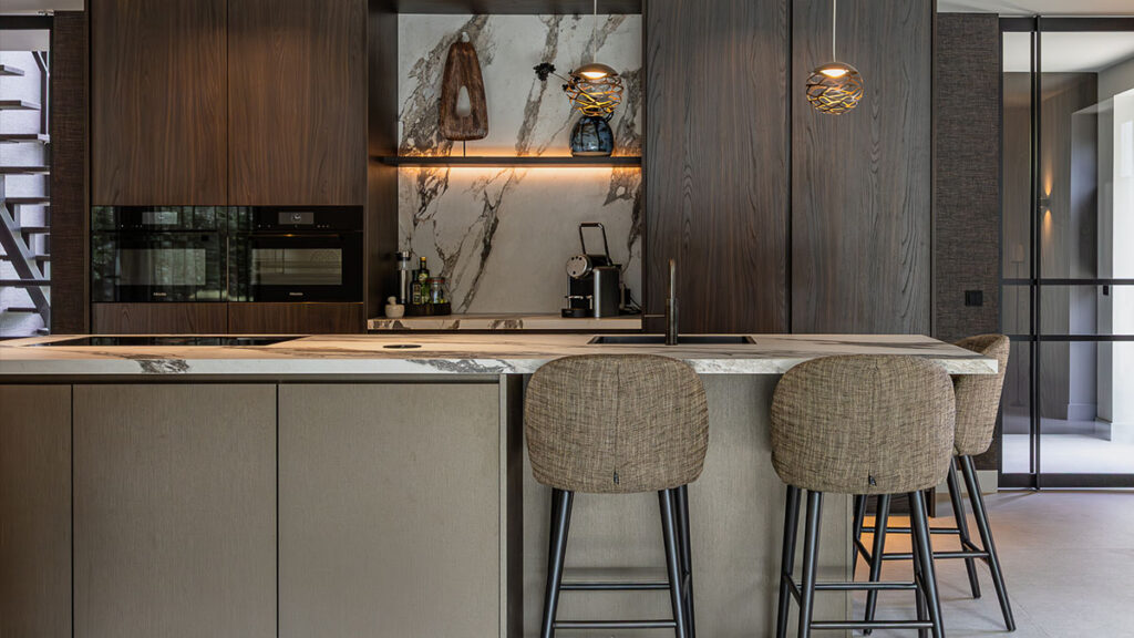 luxe hotelchique keuken marmerlook 3