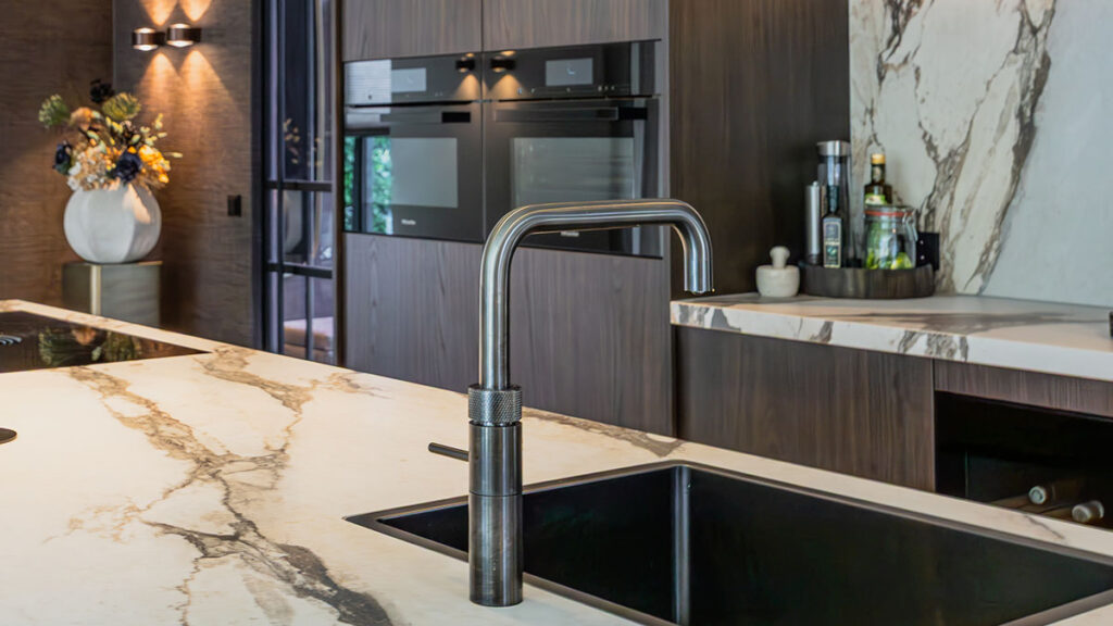 luxe hotelchique keuken marmerlook 4